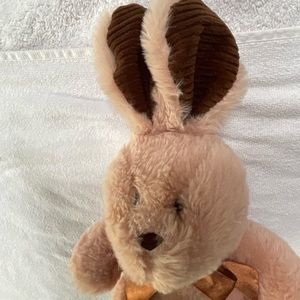 HUG FUN BUNNY PLUSH STUFFED ANIMAL 12” RABBIT SPORTS TOY LOVIE